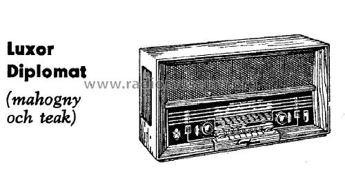 Diplomat 3697W Mono; Luxor Radio AB; (ID = 579813) Radio