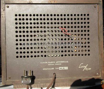 HL8 PK500/8; Luxor Radio AB; (ID = 1902705) Parlante