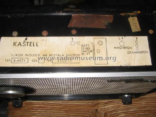 Kastell B-4571; Luxor Radio AB; (ID = 1036281) Radio