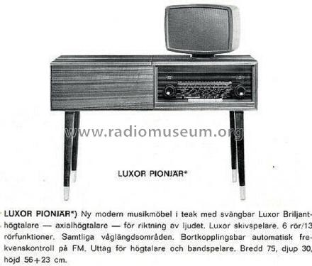 Pionjär ; Luxor Radio AB; (ID = 2456177) Radio
