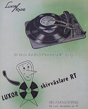 Skivväxlare RT Series; Luxor Radio AB; (ID = 792397) Sonido-V