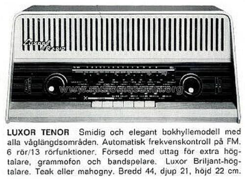 Tenor 4192W; Luxor Radio AB; (ID = 2456205) Radio