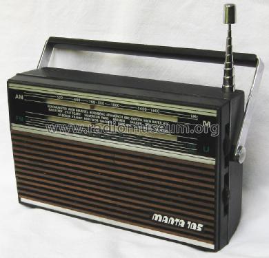 AM/FM Reiseempfänger Manta 105; MABA Gebr. Marbach , (ID = 2416516) Radio