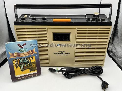 Portable Stereo 8 Track AM-FM MPX Radio 8PSR-3000 Code 6-36-56; MacDonald (ID = 2872160) Radio
