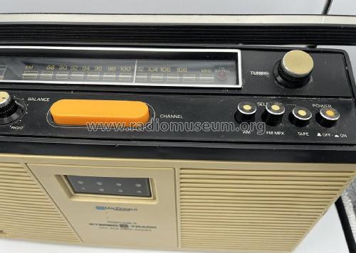 Portable Stereo 8 Track AM-FM MPX Radio 8PSR-3000 Code 6-36-56; MacDonald (ID = 2872170) Radio