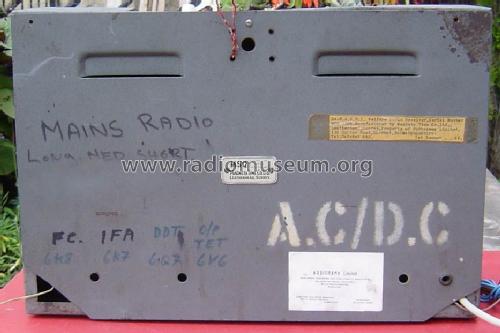 NAAFI Welfare Radio Receiver MSQ ; Magneta Time Co. Ltd (ID = 1263348) Radio