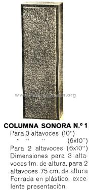 Columna Sonora nr. 1; Magestico Magnedine, (ID = 2530423) Speaker-P