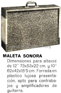 Maleta Sonora 10'; Magestico Magnedine, (ID = 2530438) Parleur