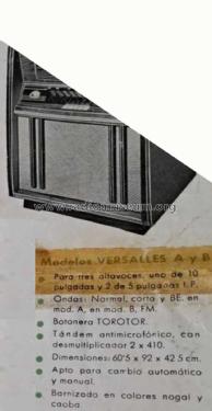 Radiogramola Versalles ; Magestico Magnedine, (ID = 2968009) Radio