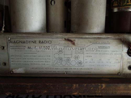 M502; Magnadyne Radio; (ID = 1177625) Radio