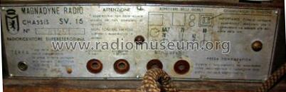 SV15; Magnadyne Radio; (ID = 387664) Radio