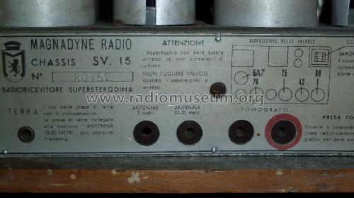 SV15c; Magnadyne Radio; (ID = 1310632) Radio