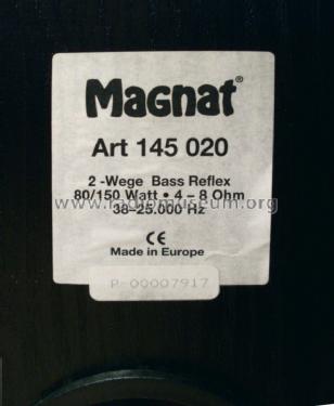 2-Wege Bass Reflex Box Art. 145 020; Magnat; Pulheim (ID = 1706201) Speaker-P