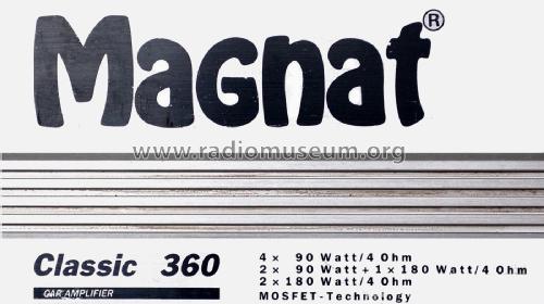 Car Amplifier Classic 360; Magnat; Pulheim (ID = 2707467) Ampl/Mixer