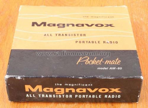 Pocket-mate AM-60; Magnavox Co., (ID = 2670564) Radio