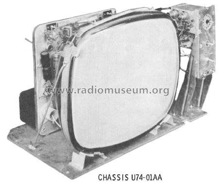 Ch= U74-01-AA 74-Series; Magnavox Co., (ID = 2454256) Television