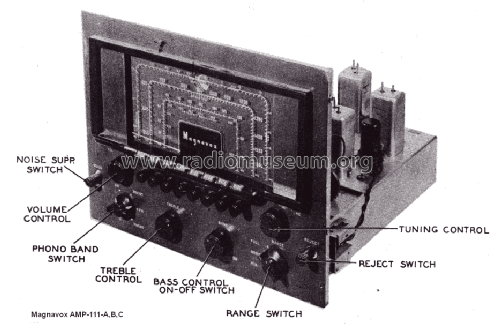 AMP-111C; Magnavox Co., (ID = 1354454) Ampl/Mixer