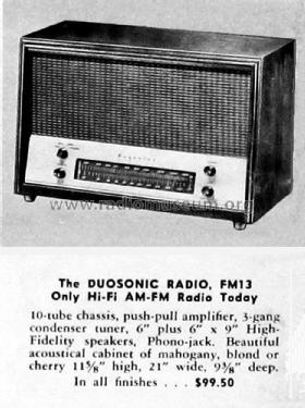 FM13 Ch= CR-702A; Magnavox Co., (ID = 1615877) Radio