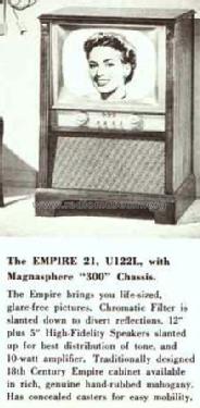 The Empire 21 U122L ; Magnavox Co., (ID = 687963) Television