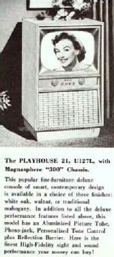 The Playhouse 21 U127L ; Magnavox Co., (ID = 687966) Television