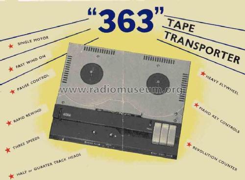 Tape Transporter 363; Magnavox Great (ID = 1115682) Sonido-V