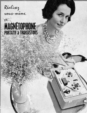 Magnétophone portatif à transistors ; Magnétic-France; (ID = 2750410) Reg-Riprod