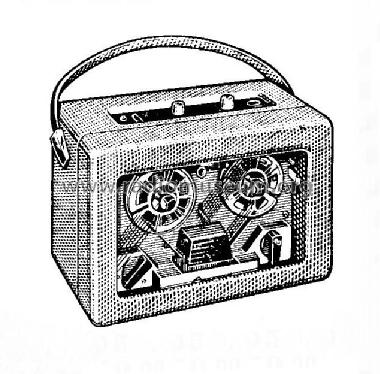 Magnétophone portatif à transistors ; Magnétic-France; (ID = 2750411) R-Player