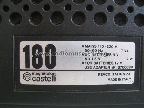 180; Magnetofoni Castelli (ID = 2013181) Radio