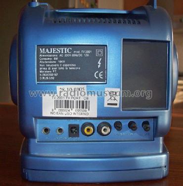 Portable Radio-TV TV2001; Majestic, New (ID = 2199758) Fernseh-R