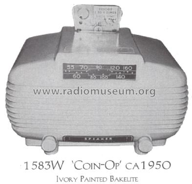 1583W Coin-Op ; Majestic Radio & (ID = 1531093) Radio