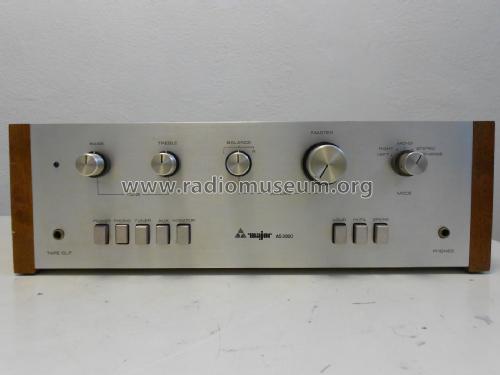 Stereo Amplifier AS 2000; MAJOR Acoustics Corp (ID = 2303560) Ampl/Mixer