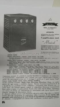 Musical ; Major Costruzioni (ID = 2343699) Ampl/Mixer