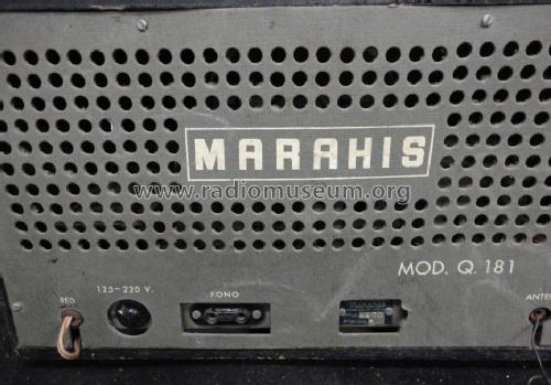 Q-181; Marahis Manufactura (ID = 1034266) Radio