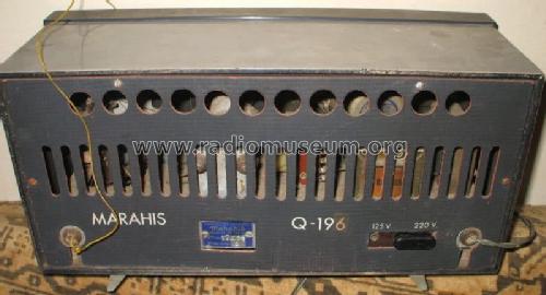 Q-196; Marahis Manufactura (ID = 1385523) Radio