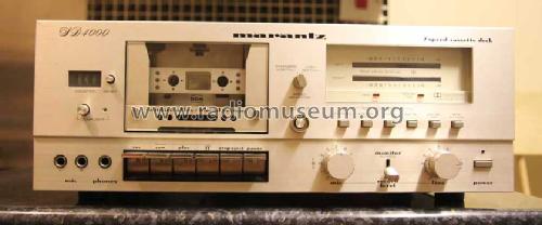 2 speed cassette deck SD 4000; Marantz Sound United (ID = 1548333) Ton-Bild