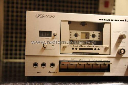 2 speed cassette deck SD 4000; Marantz Sound United (ID = 1548335) R-Player