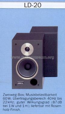 2 Way Speaker System LD-30 II ; Marantz Sound United (ID = 1925242) Parlante