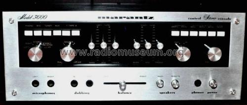 Stereo Control Console 3600; Marantz Sound United (ID = 2444664) Ampl/Mixer