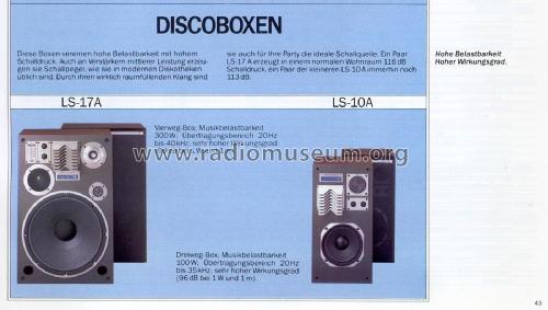 4-Way Speaker System LS-17; Marantz Sound United (ID = 1925395) Speaker-P