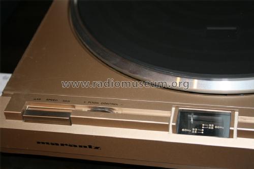 Semi Automatic / Direct Drive Turntable TT-221; Marantz Sound United (ID = 783049) Ton-Bild