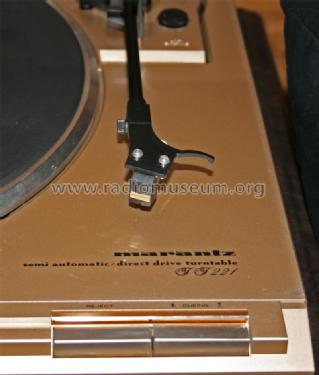 Semi Automatic / Direct Drive Turntable TT-221; Marantz Sound United (ID = 783050) Ton-Bild