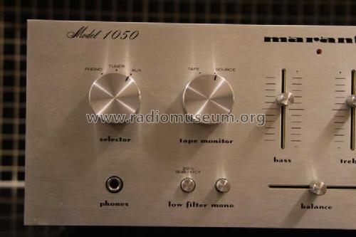 Console Stereo Amplifier Model 1050; Marantz Sound United (ID = 1582516) Ampl/Mixer