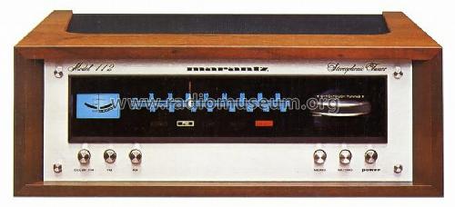 Stereophonic Tuner Model 112; Marantz Sound United (ID = 667984) Radio