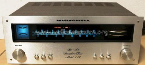 FM/AM Stereophonic Tuner Model 115; Marantz Sound United (ID = 2384269) Radio
