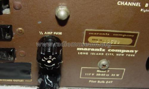 Stereo Console Model 7 C; Marantz Sound United (ID = 464123) Ampl/Mixer