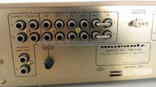 Monitor Amplifier PM-730; Marantz Sound United (ID = 1951735) Radio