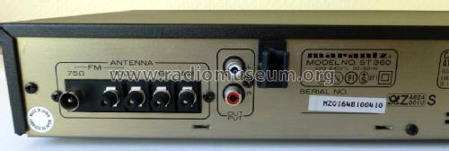 Quartz Synthesized Stereo Tuner ST-360; Marantz Sound United (ID = 1895797) Radio