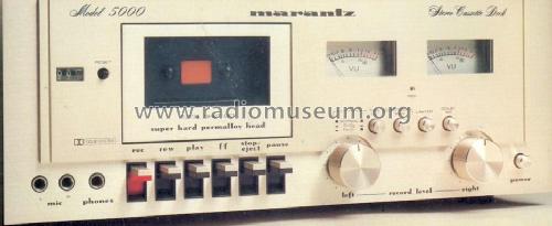 Stereo Cassette Deck 5000; Marantz Sound United (ID = 495741) R-Player