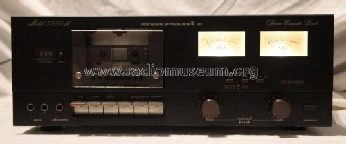 Stereo Cassette Deck 5050M; Marantz Sound United (ID = 2147500) Ton-Bild