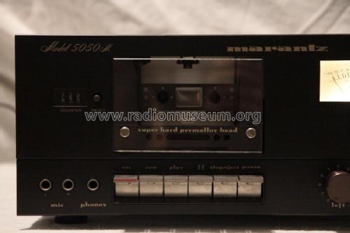 Stereo Cassette Deck 5050M; Marantz Sound United (ID = 2147501) Ton-Bild